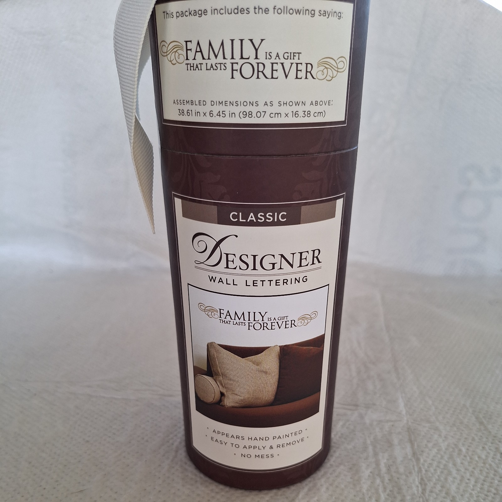 Designer Wall Lettering «Family Is A Gift That Lasts Forever» NIP