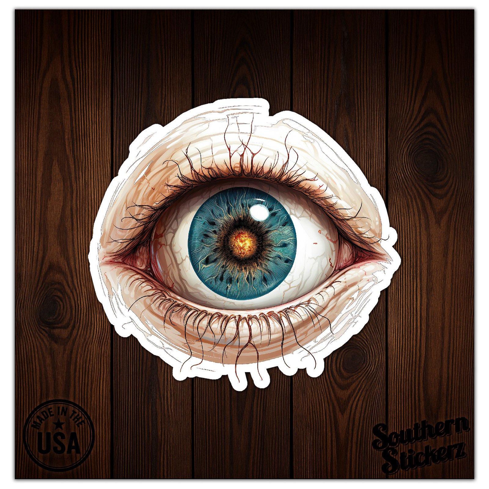 Eye Eyeball – Vinyl Decal Sticker – Car Window Laptop – ebn9716