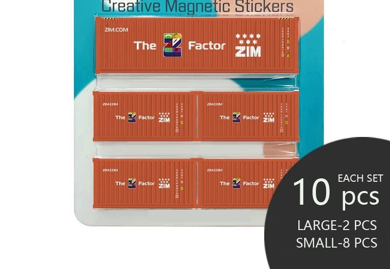 1OPCS Refrigerator magnetic sticker white board magnets shipping container decor
