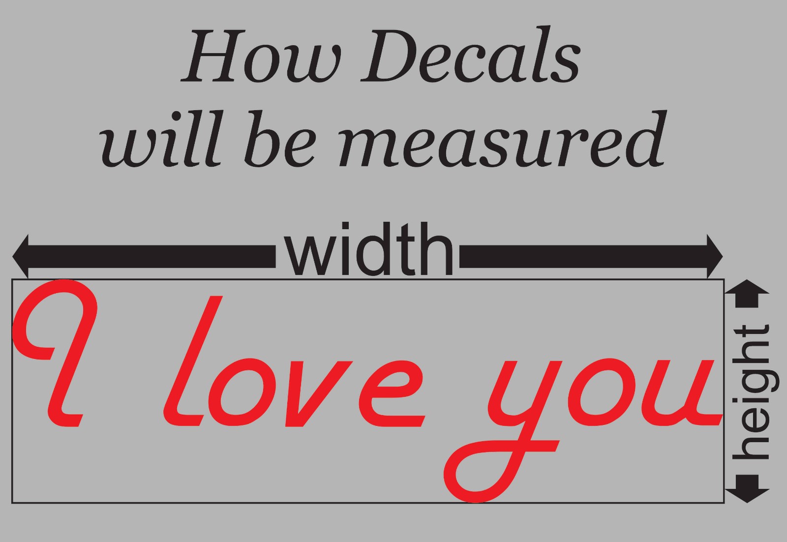 1.25″ (1 1/4″) CUSTOM VINYL LETTERING DECALS STICKER TEXT DECALS Car Window Wall