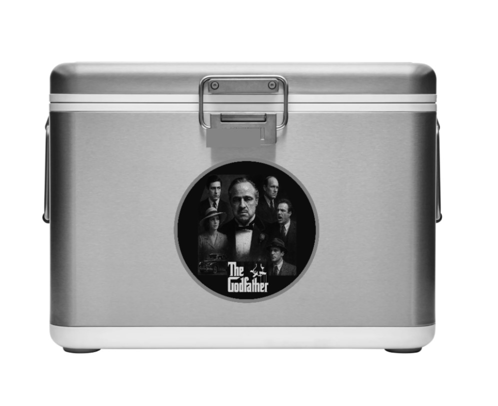 Movie – The Godfather (B/W)- 4″ Handmade Vinyl Decal Vehicle Laptop Cooler 26-2