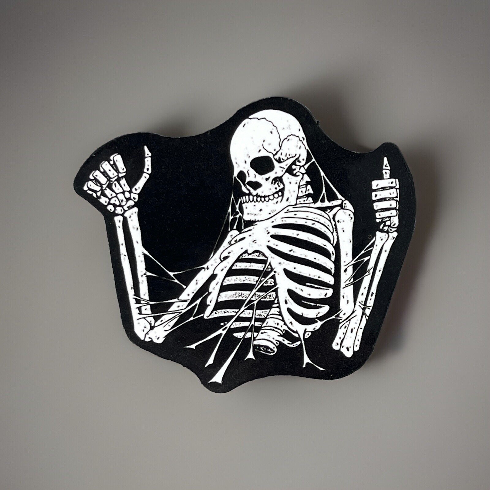 SKELETON PUNK – VINYL STICKER DECAL 2.25” X 2.50” FREE SHIPPING