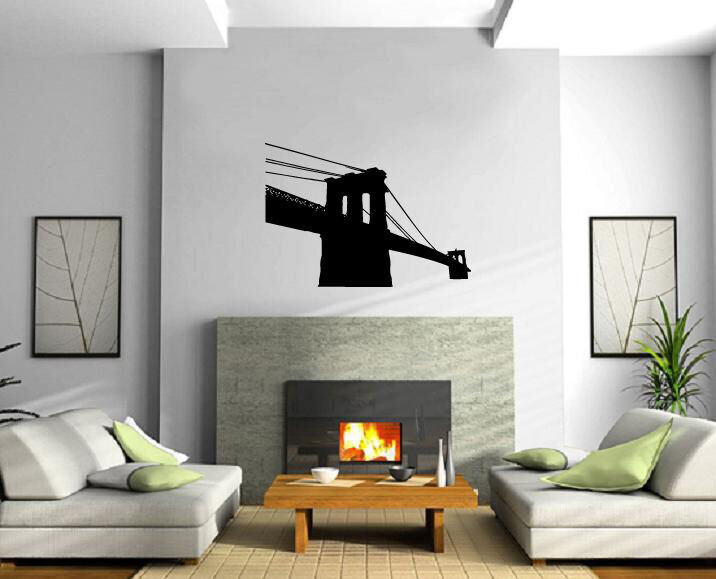 Brooklyn Bridge New York City Urban Decor Wall Mural Vinyl Art Sticker M524