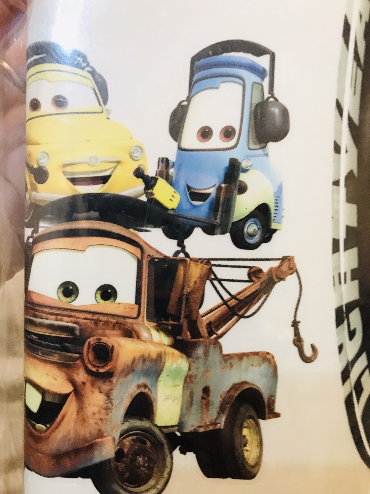 VTG CARS Peel And Stick Wall Decals Disney Pixar 7 Total Decals New & Sealed
