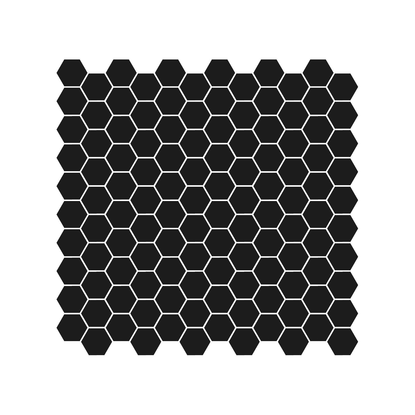 Grid of hexagons 120 hexagons Vinyl Decal Car Laptop Sticker