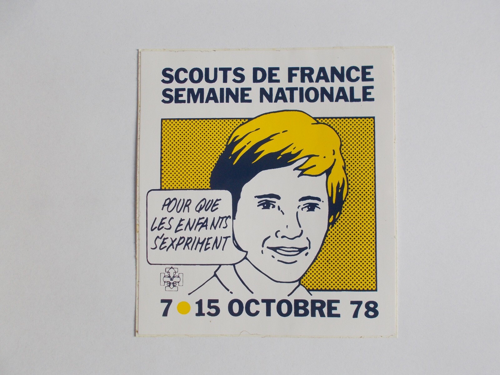 Sticker Scouts of France/Semaine National 1978