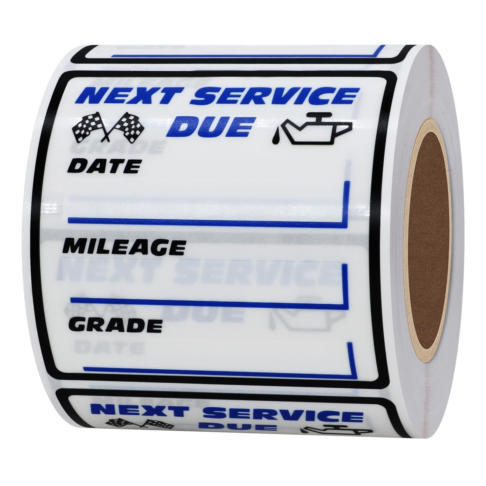 200pcs Clear Oil Change/Service Reminder Stickers 2″x2″ Premium Quality Next …