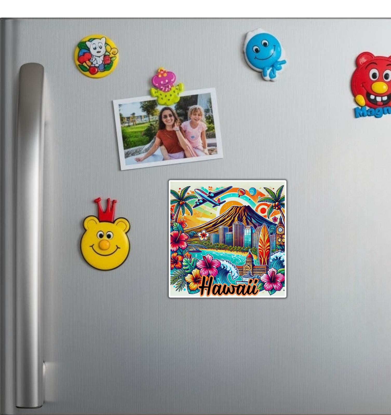 Hawaii Fridge Magnet or Laptop Sticker