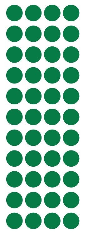3/4″ Green Round Label Dots Stickers Color Coding Inventory 3/4 Inch Dot