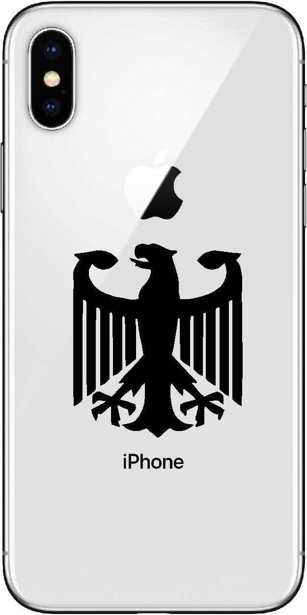 Small German Eagle set of 6 Vinyl Decals Phone German Eagle Stickers Sheet