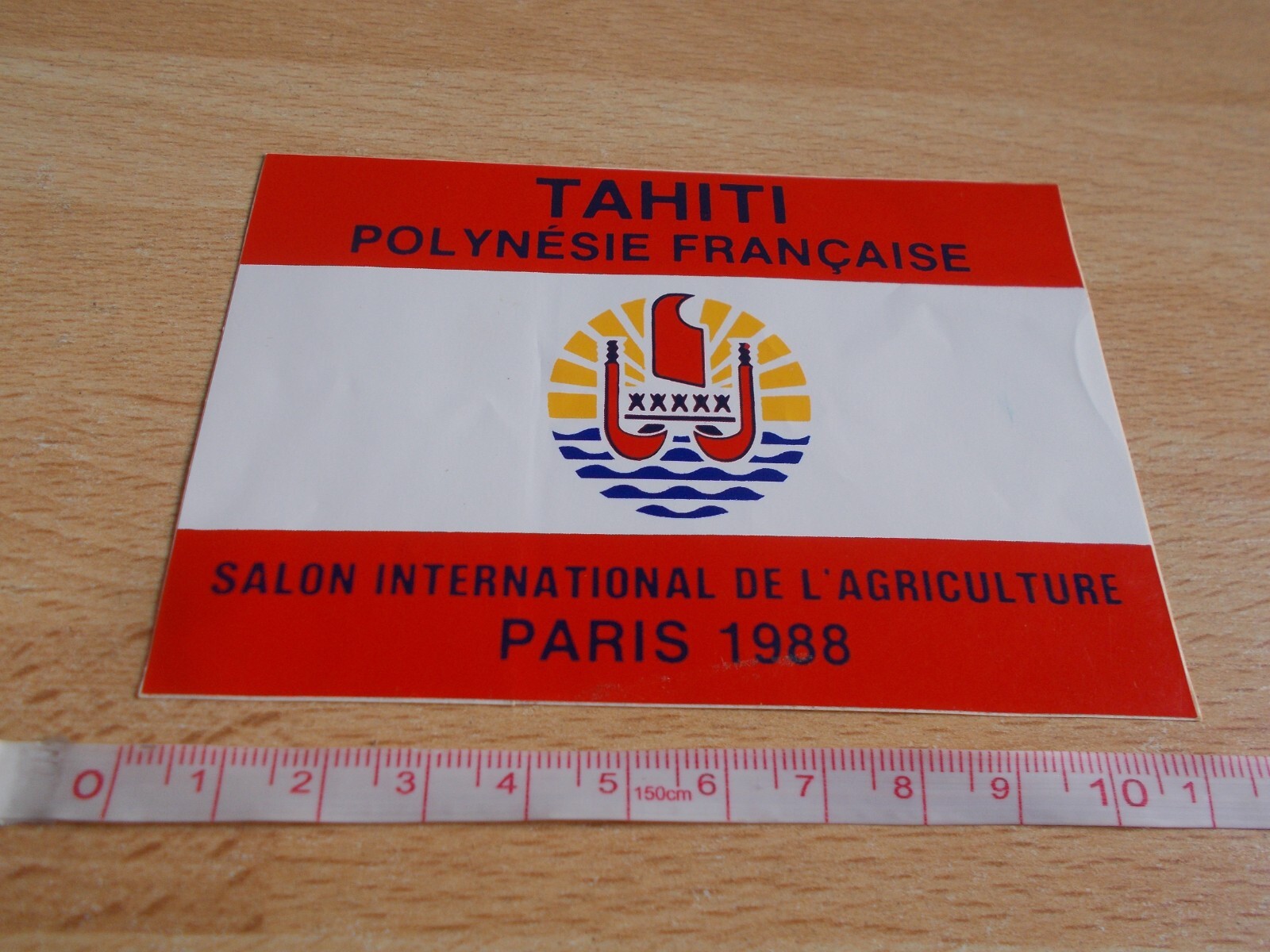 Sticker Tahiti – Polynesia French – Salon De FARMING JOHN DEERE TRACTORS 1988