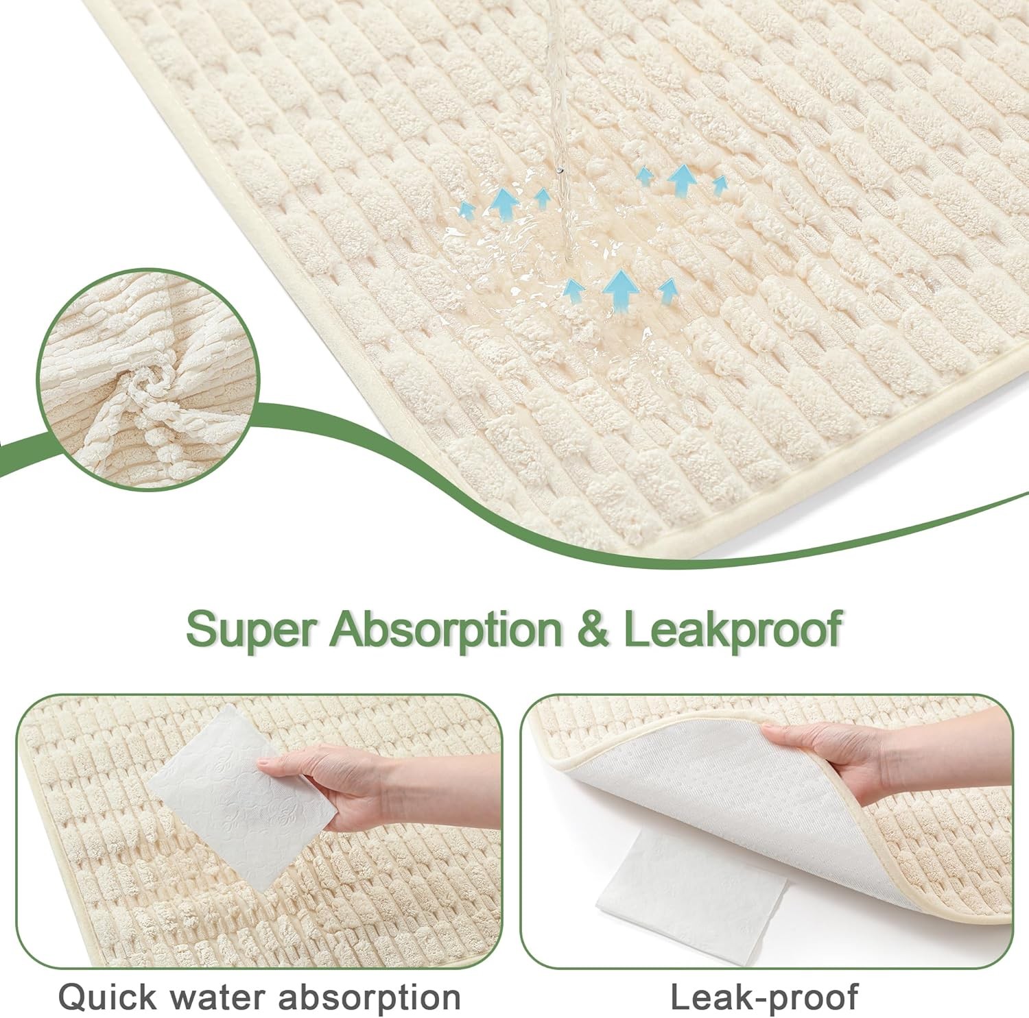 Washable Pee Pads for Dogs, Reusable Puppy Pads Dog Pads, Non-Slip Dog Pee Pads,