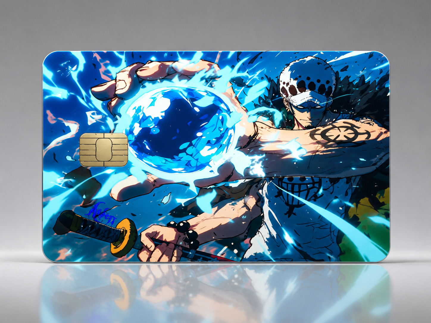 One Piece Water Law ROOM Technique Debit Card Credit Card Skin