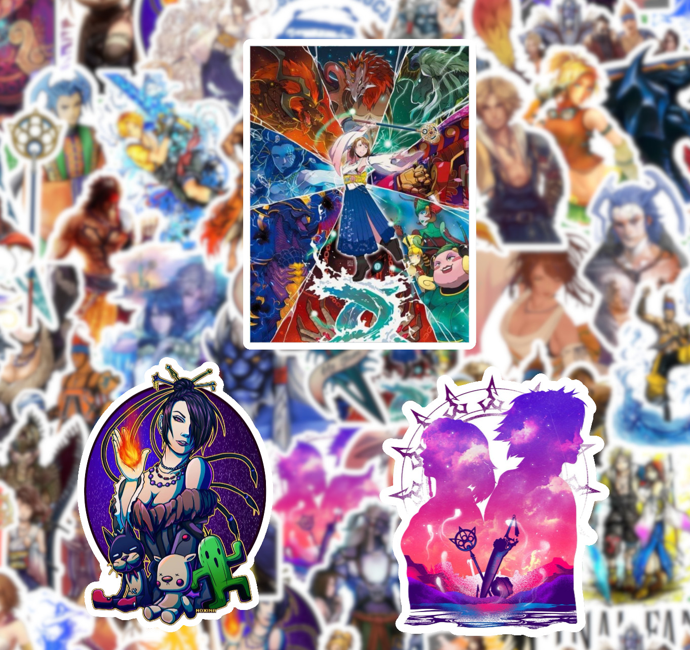 25/50 Final Fantasy X Sticker Pack – Waterproof Vinyl – FFX Tidus Tuna