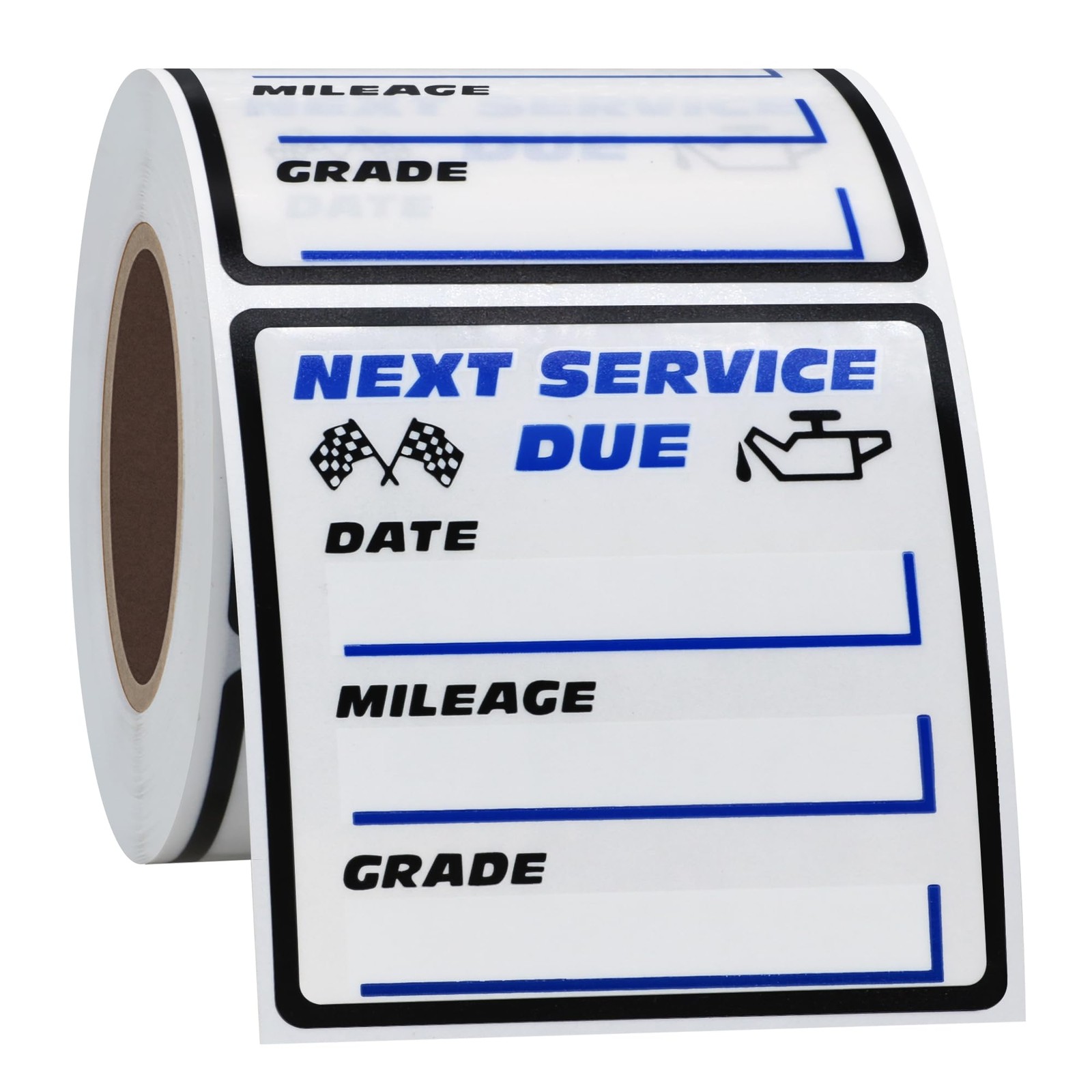 200pcs Clear Oil Change/Service Reminder Stickers 2″x2″ Premium Quality Next …