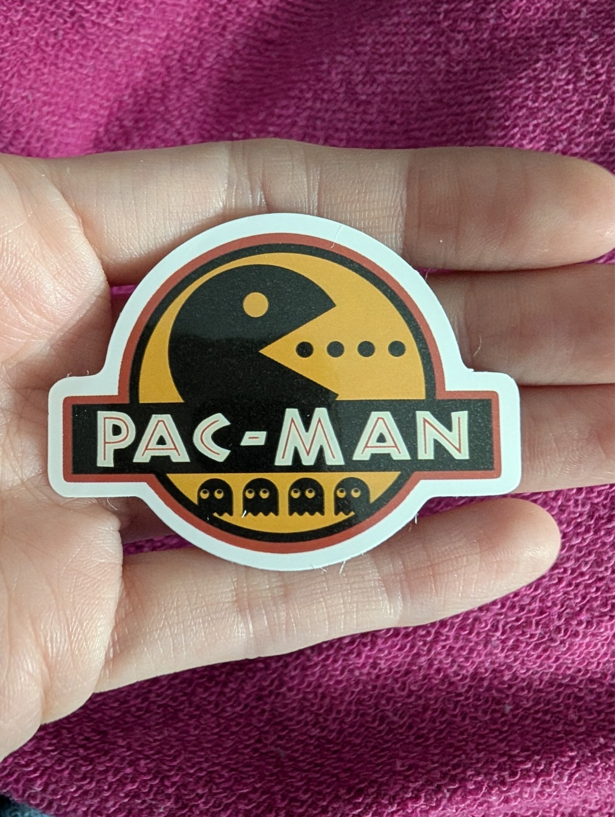 Pac-Man Sticker – Retro Arcade, Video Game, Blinky, Ghost, Pinky, Clyde