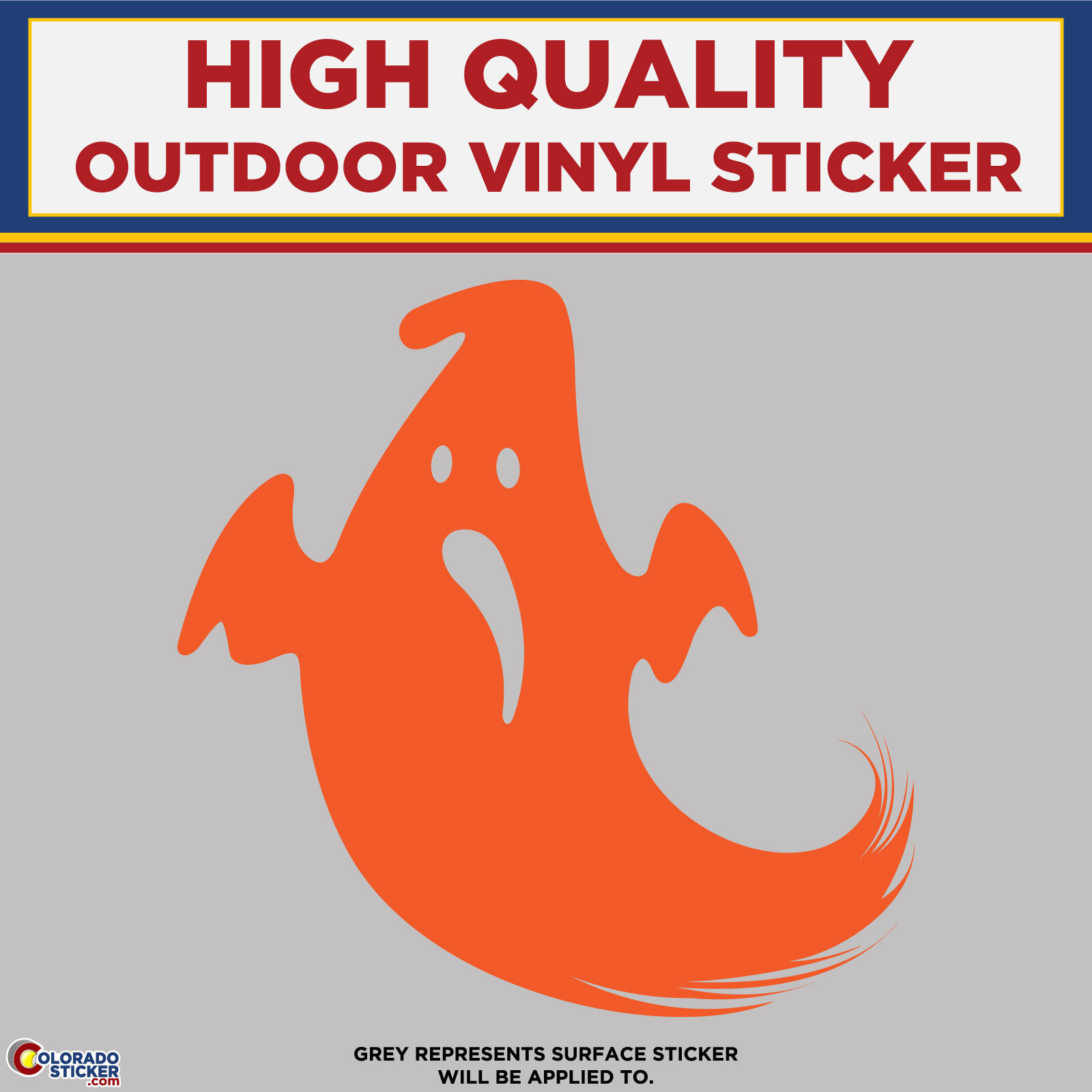 Ghost Die Cut, High Quality Vinyl Stickers