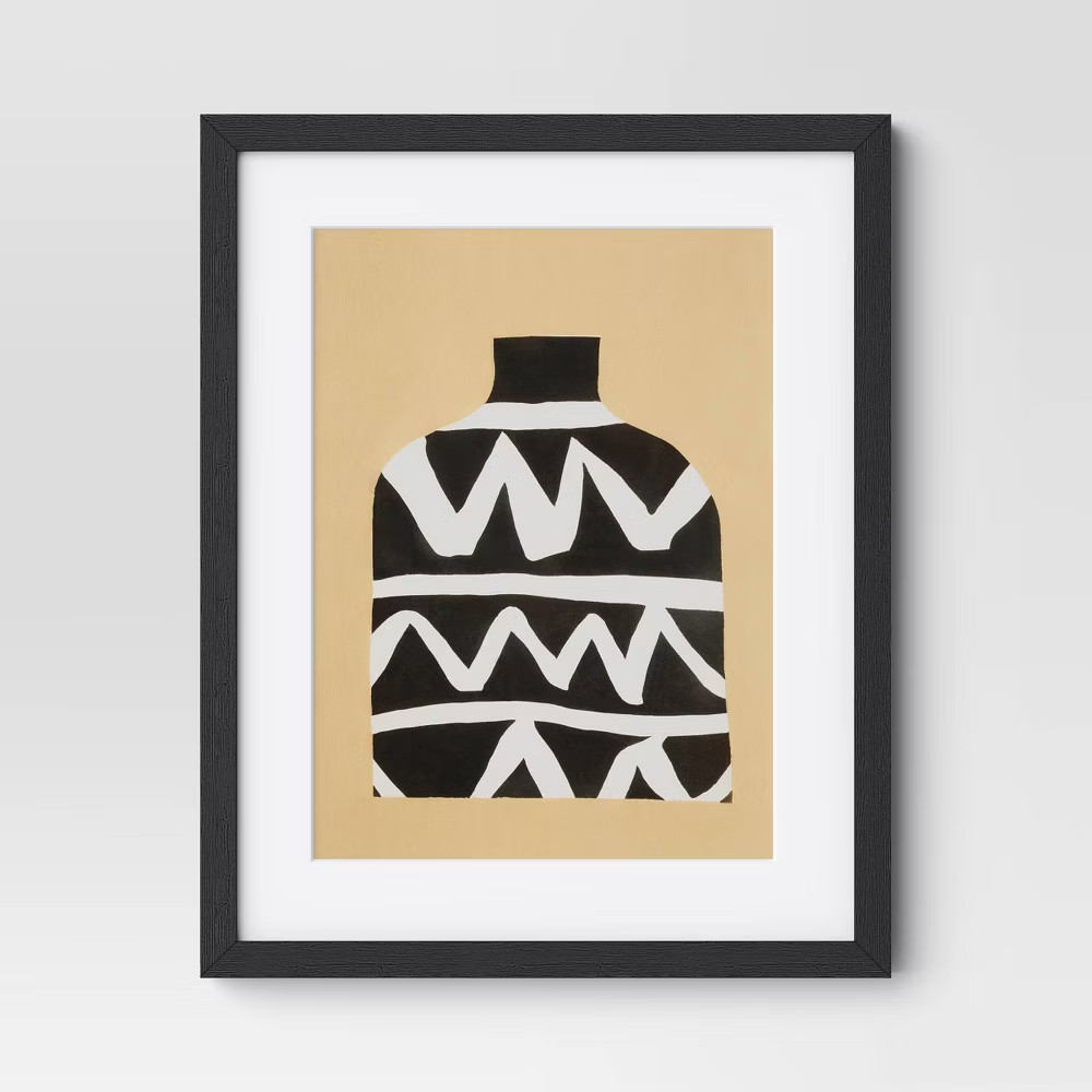 Threshold Poster Modern of 2 16″x20″ Set Vase I II Wall Art