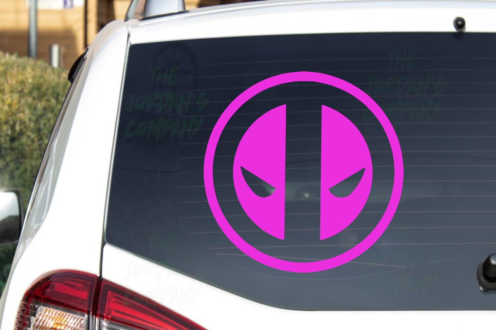 Dead Pool Logo – CNC cut Decal Vinyl Sticker-Pic from multi colors!