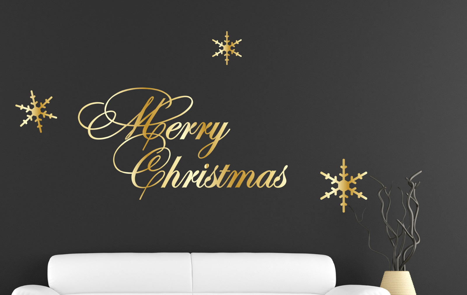Merry Christmas X-mas Removable Vinyl Decal Wall Window Sticker Office Home Sign