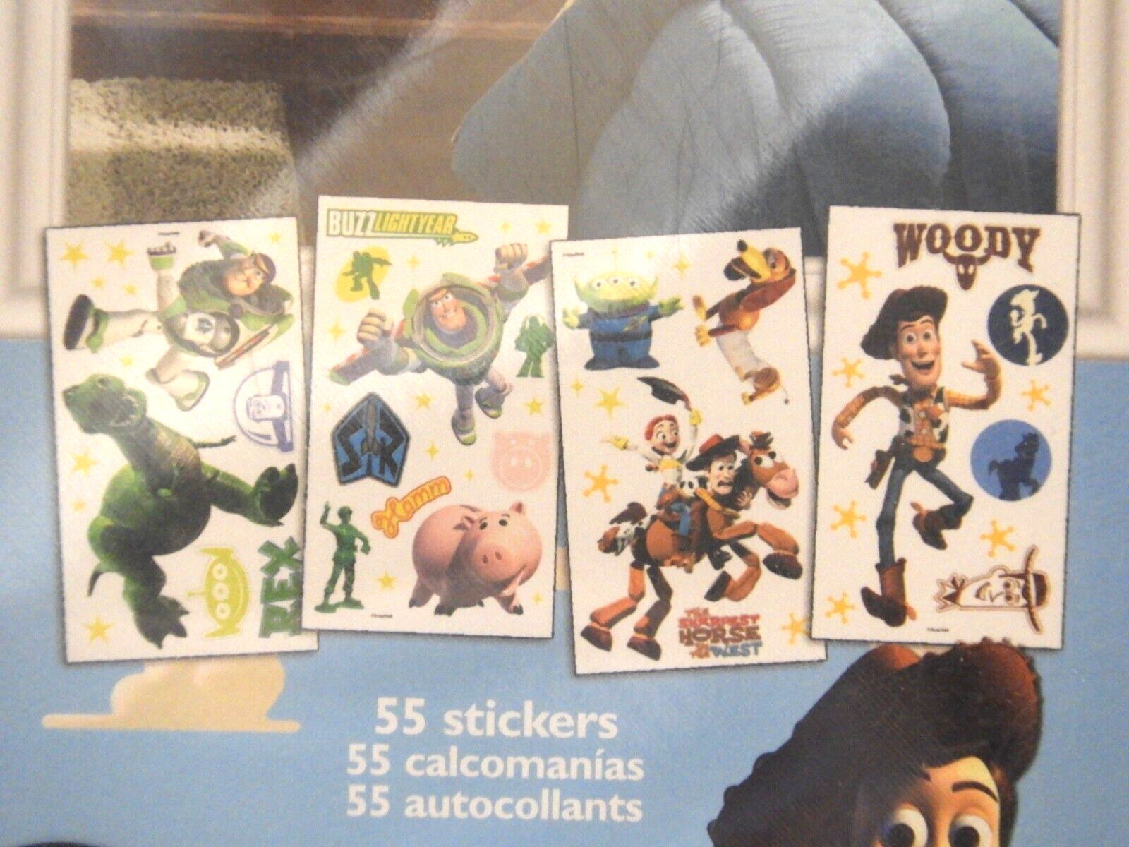 Disney Pixar Toy Story 55 self-stick Wall Decals Room Stickers Kids Woody