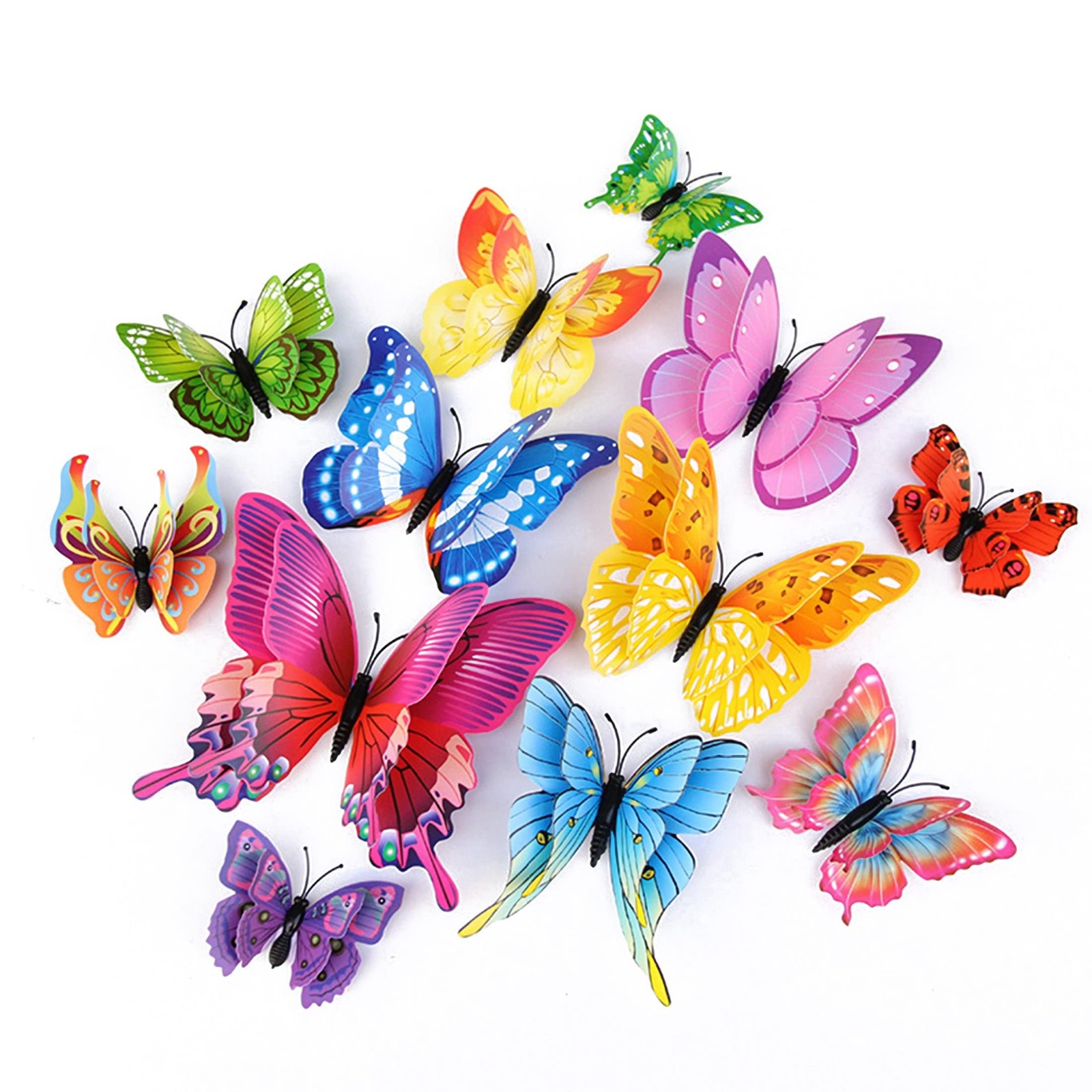 OPSEAM Butterfly Wall Decor 24/48 PCS, 3D Butterflies Stickers for Party Deco…
