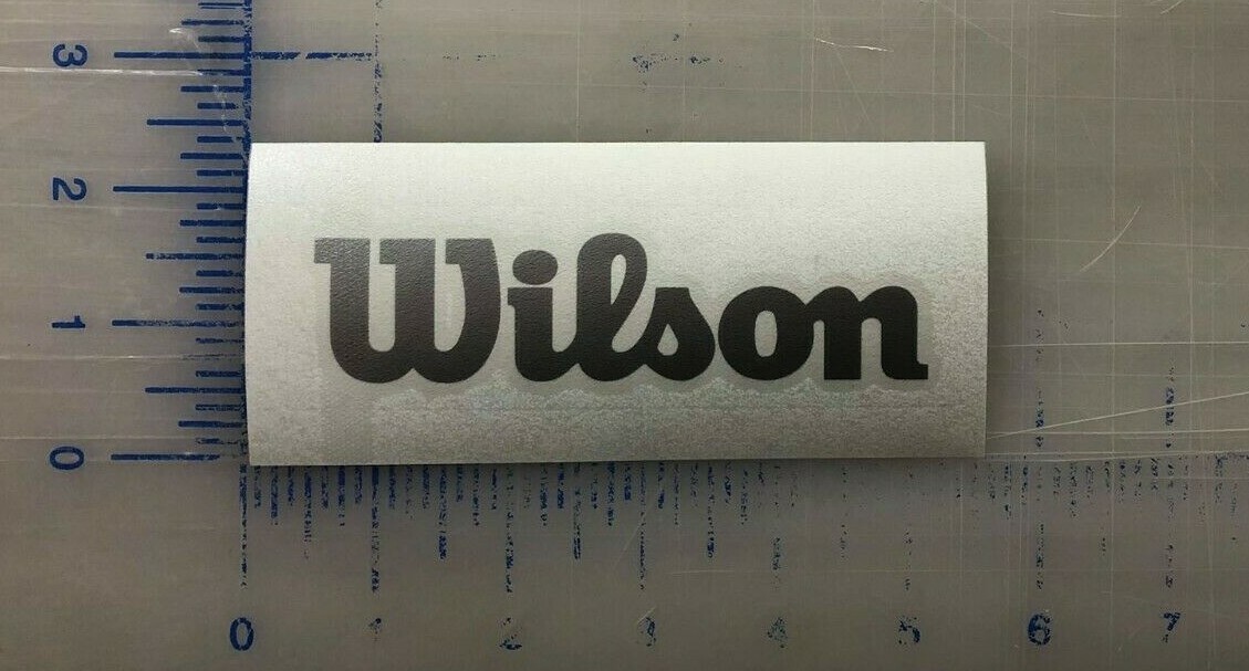 Wilson Vinyl Decal 2.5″ 3.5″ 4.5″ 5.5″ Athletics Sports Laptop Car Window Cup