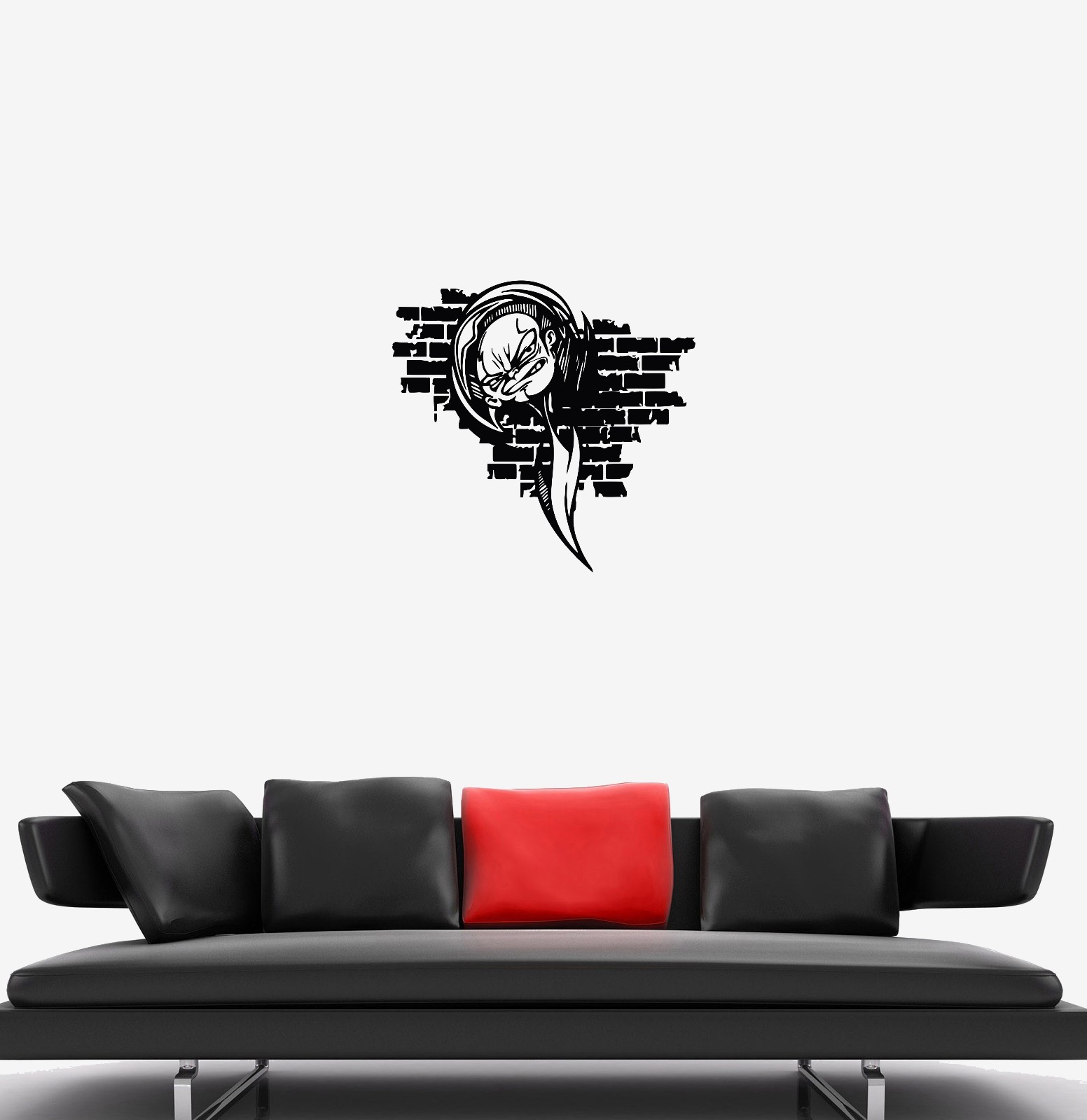 Wall Decal Street Art Graffiti Drawing Boys Room Decor Vinyl Sticker (ed941)