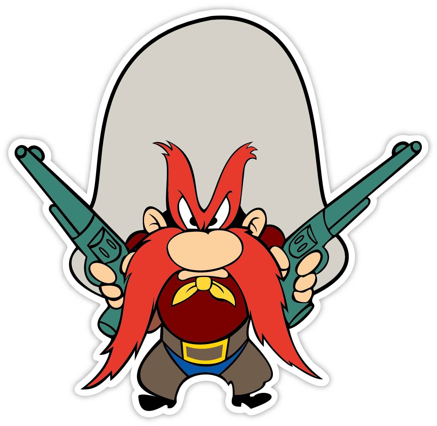 Yosemite Sam Cartoon Vinyl Decal Sticker WALL *SIZES*