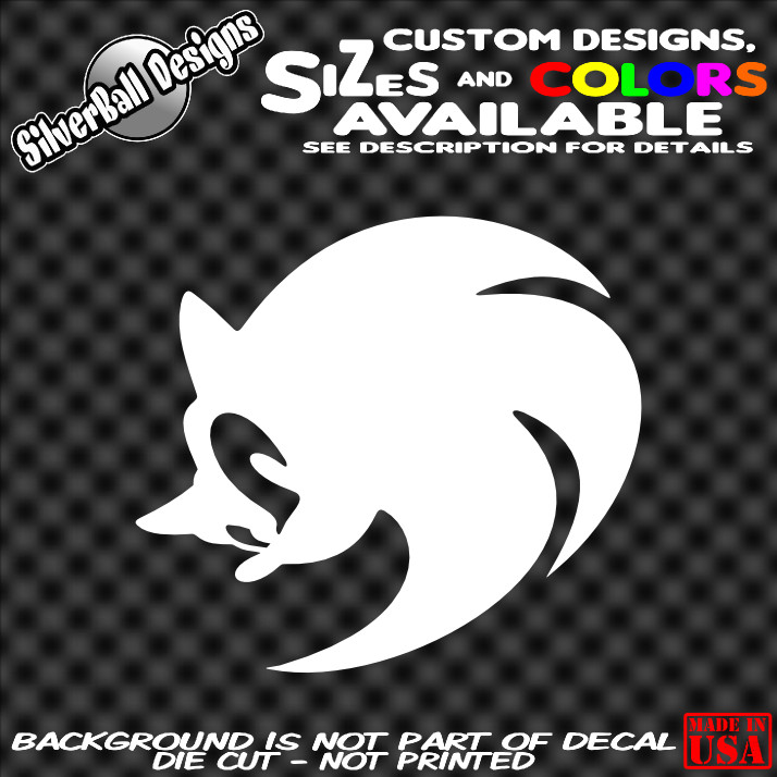 Sonic Hedgehog Modern Custom Decal Sticker Sega Nintendo Switch Xbox Car Window