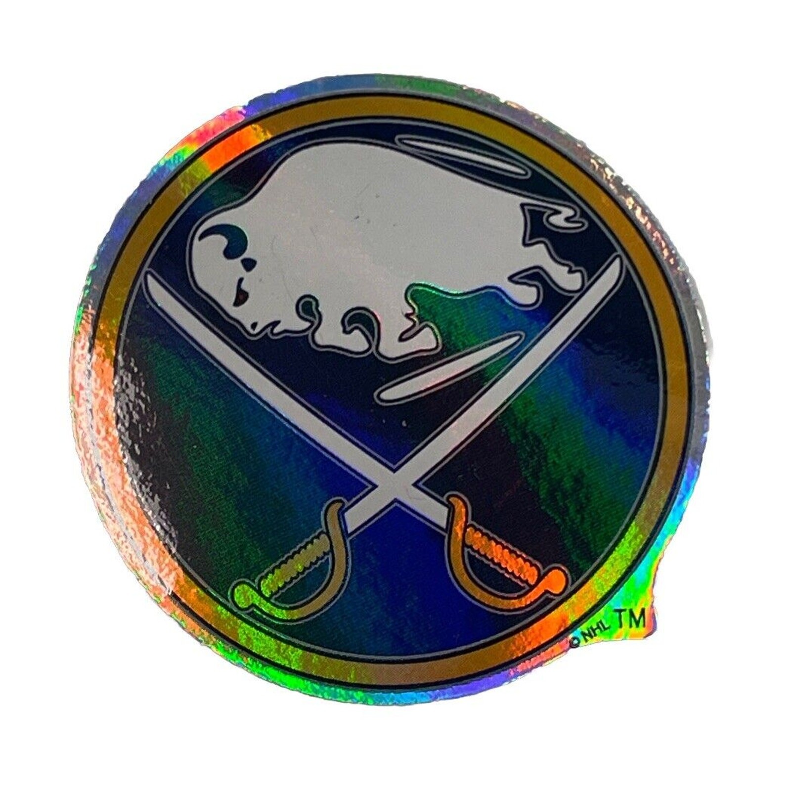 Buffalo Sabres Logo Vinyl Prismatic Sticker Decal NHL