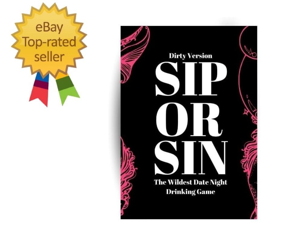 Sip or Sin Drinking Couple Game – Freaky Couples Game for Romantic Date Night, A