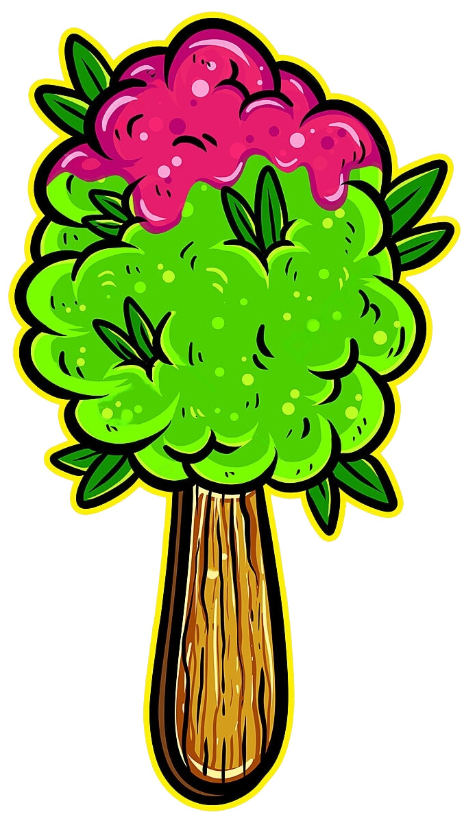 Popsicle nug sticker weatherproof bumper vinyl decal