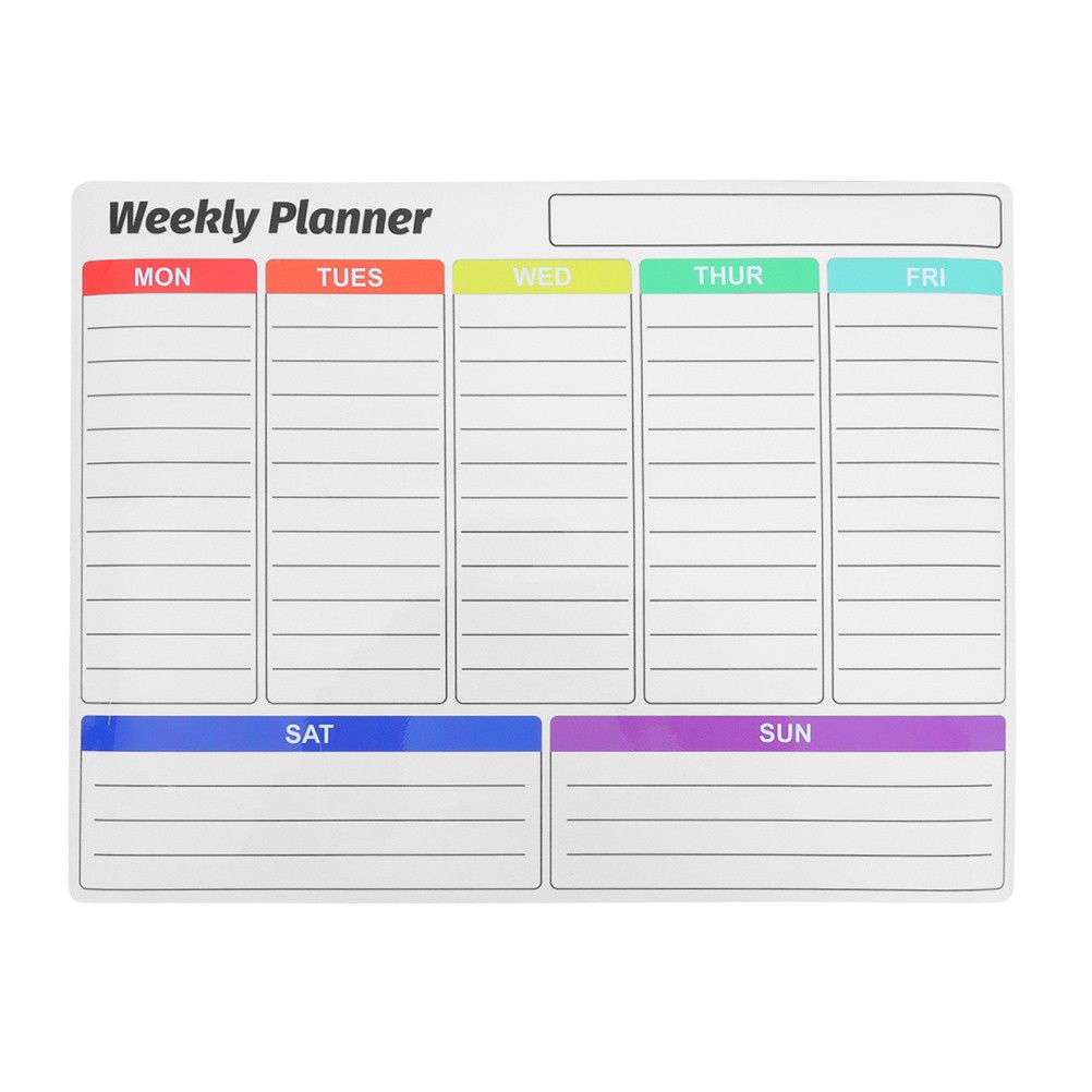 Self-adhesive Dry Erase Sheets Board Sticky Paper Sticker Calendar