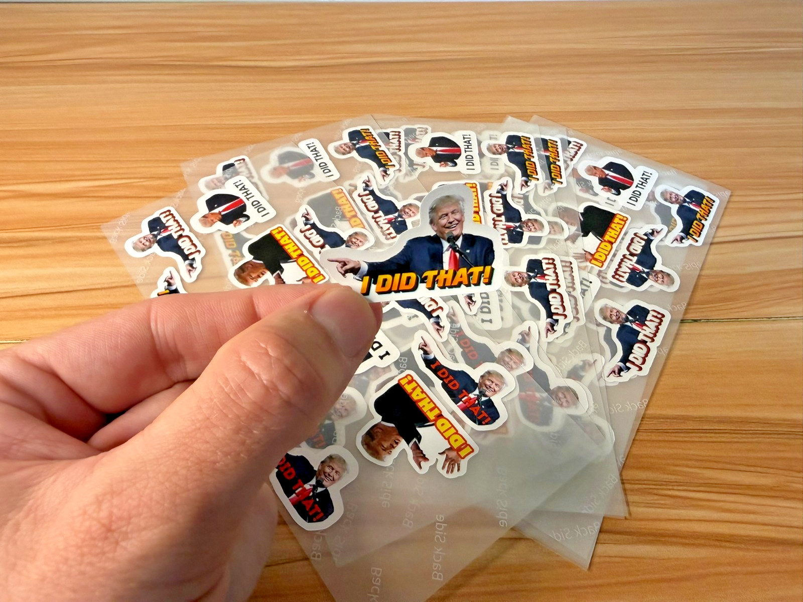I DID THAT Gas Pump Stickers, 1.5″ Mini Assorted Vinyl Waterproof 10-100 pack