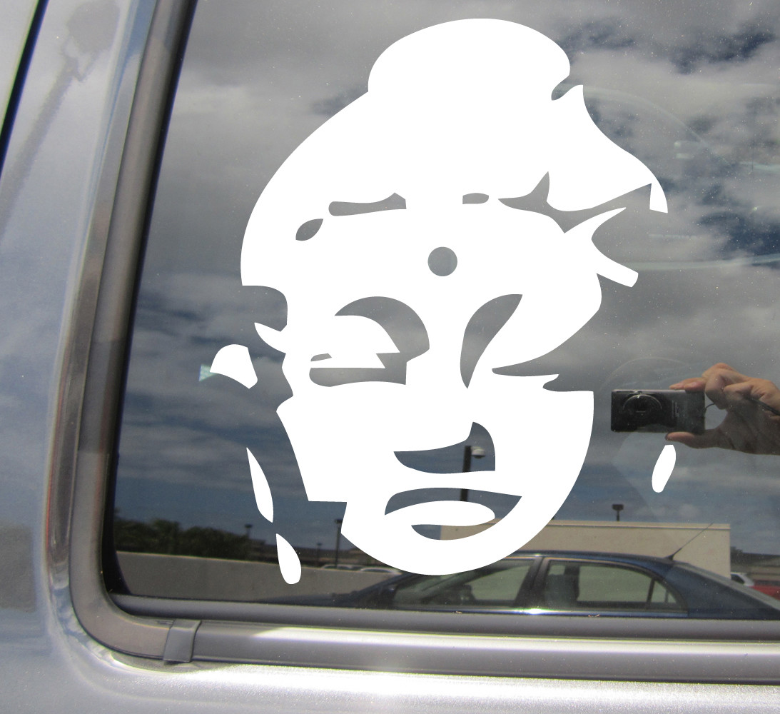 Buddha Head – Buddhist Buddhism Monk Car Auto Window Vinyl Decal Sticker 08030