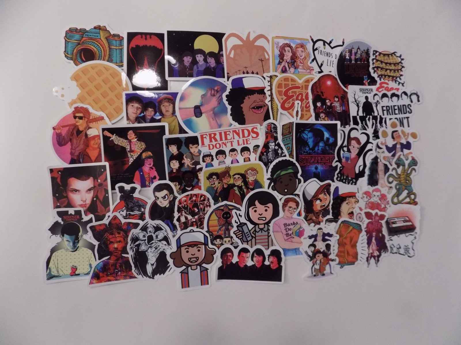 Stranger Things # 2 Stickers, Decals – Eleven, Demogorgon, Waffles, Hooper