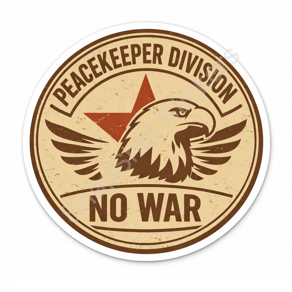 Anti Trump No Kings Decal Sticker Donald Trump Resist No War Know Peace 04