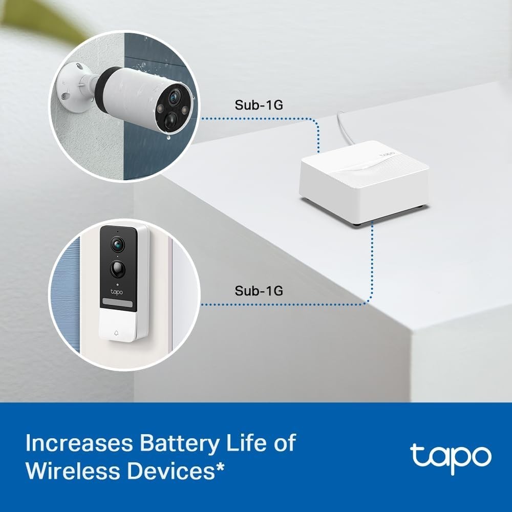 TP-Link Smart Hub with Built-In Chime, REQUIRES 2.4GHz Wi-Fi, Connect up to 6…