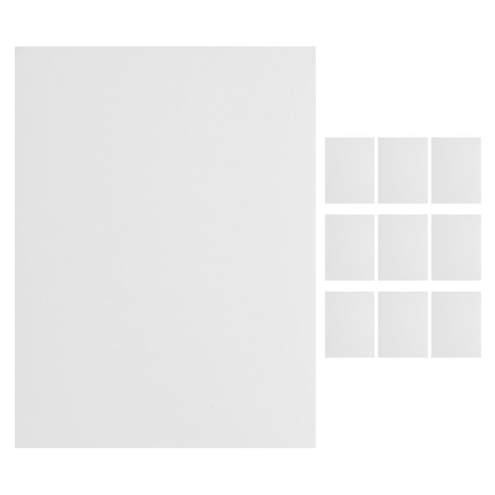 White PVC Siding Repair Sheets for Wall Blemishes Cracks and Hole Covering