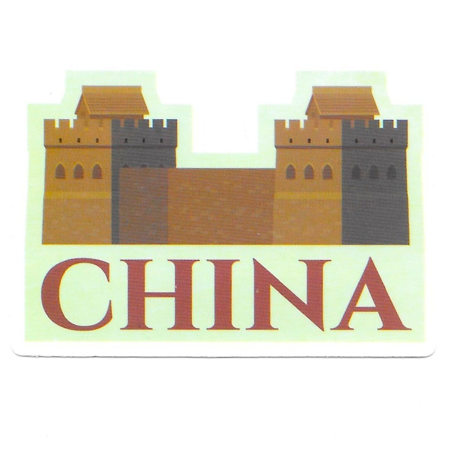 Great Wall of China Vinyl Sticker Decal Asian Landmark World Travel Souvenir Art