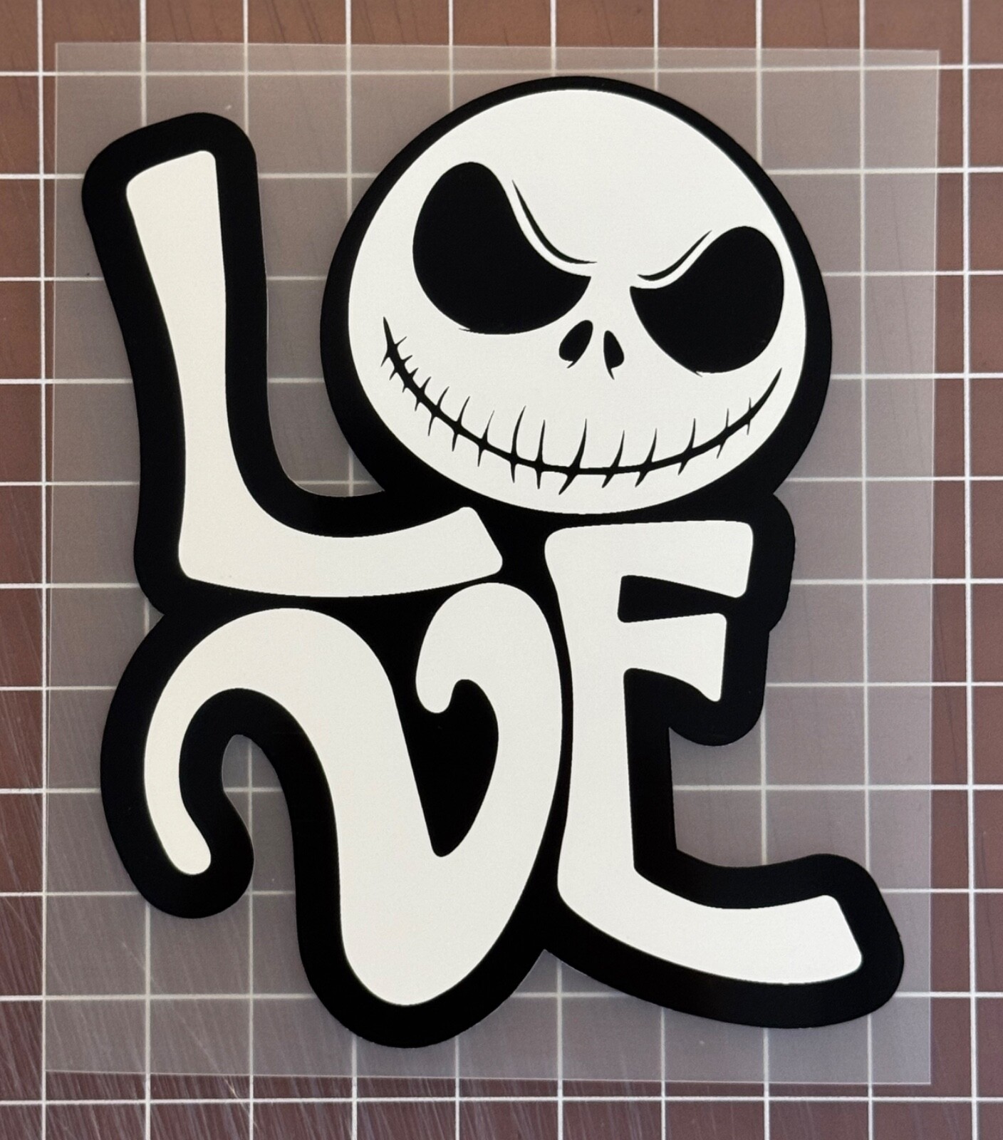 Nightmare Before Christmas: Jack Love Logo Decal Sticker