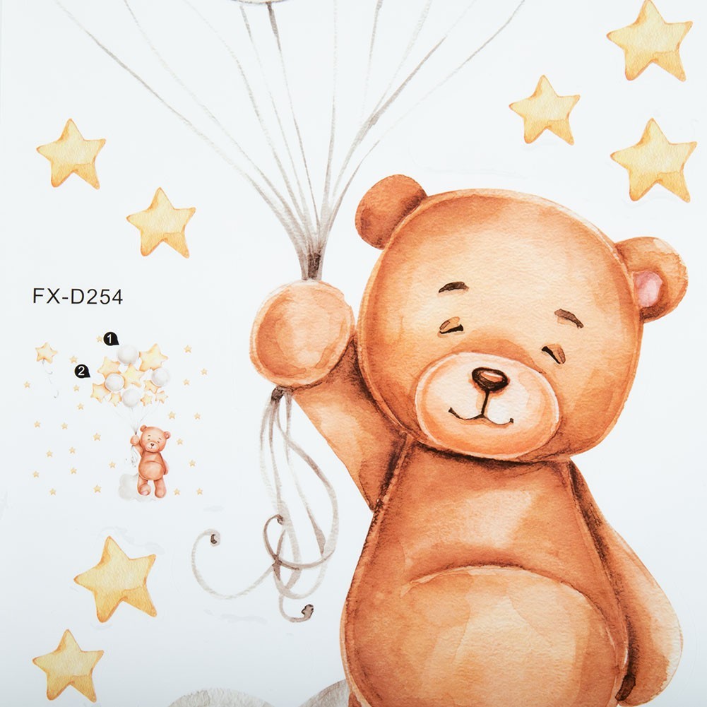 Wall Sticker 30*90cm Accessories Balloons Bedroom Nursery Self-adhesive