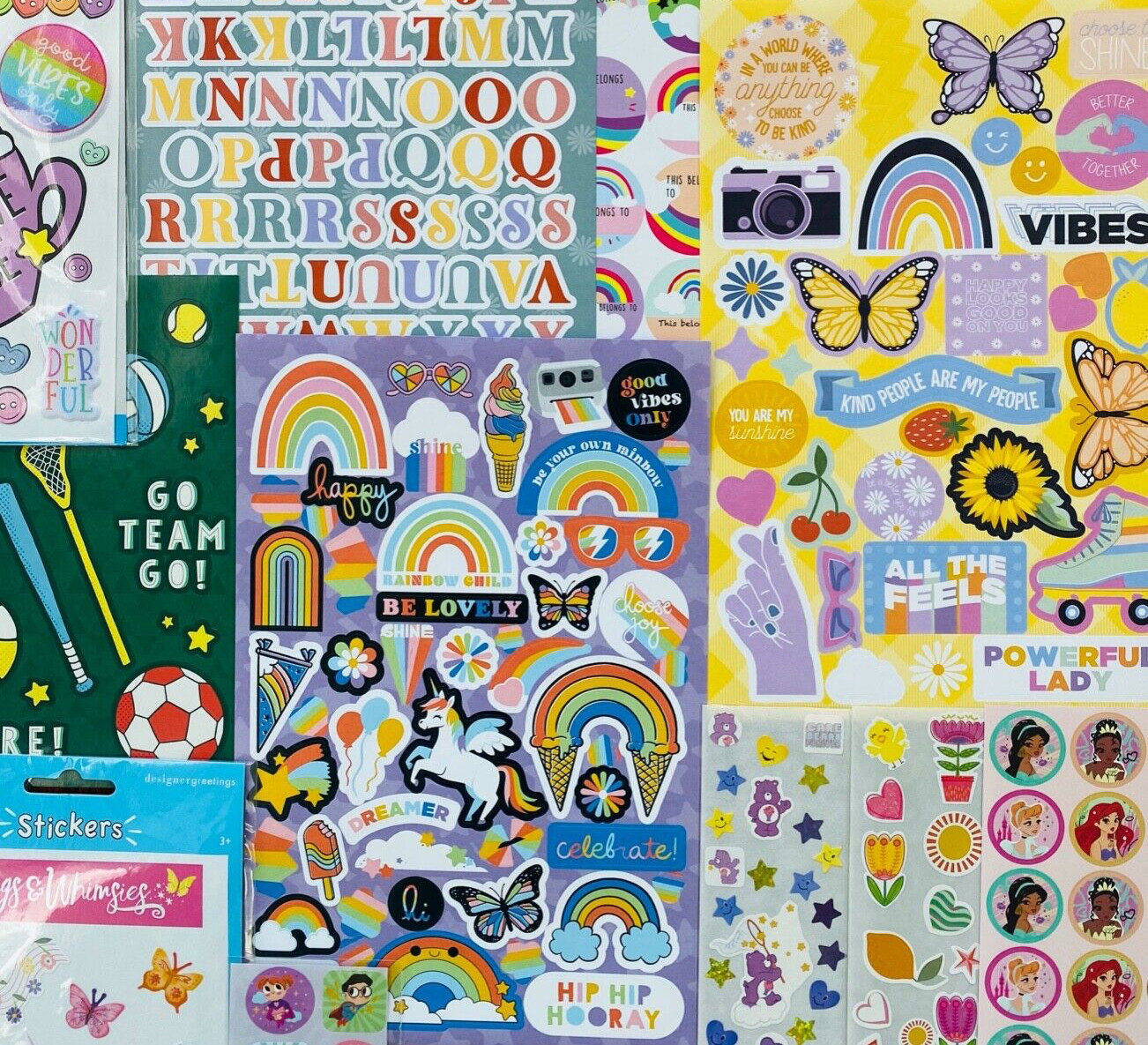 15 Sticker Sheets, Fun Funky Motivational Quotes all Ages, School Rewards Party