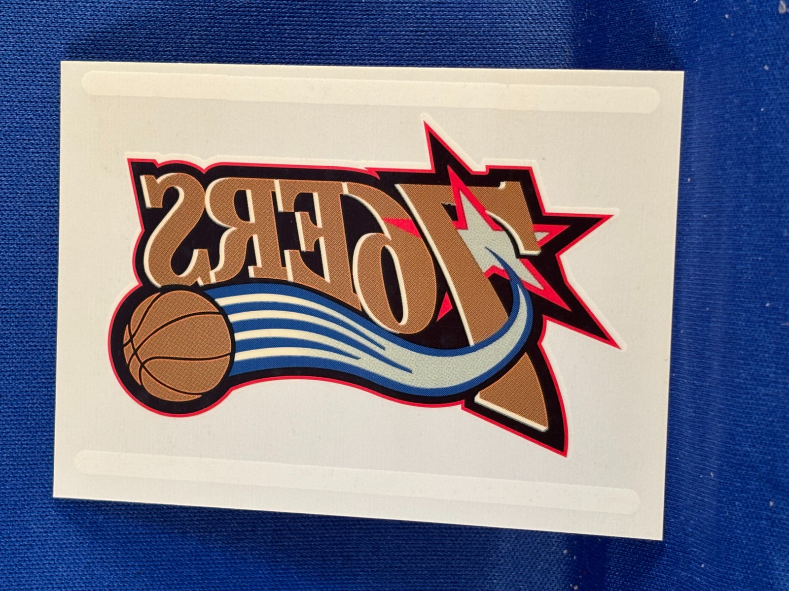Philadelphia 76ers NBA Logo Basketball Sticker 4″