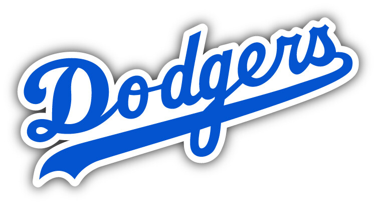 Los Angeles Dodgers MLB Baseball Sport Logo Car Bumper Sticker Decal »SIZES»