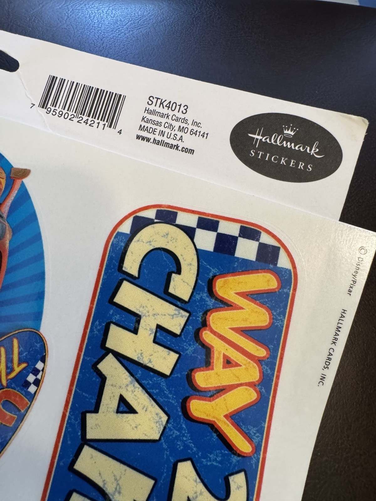 Hallmark Stickers Disney Pixar Cars MOVEABLE DECORATIONS NEW Tow Mater