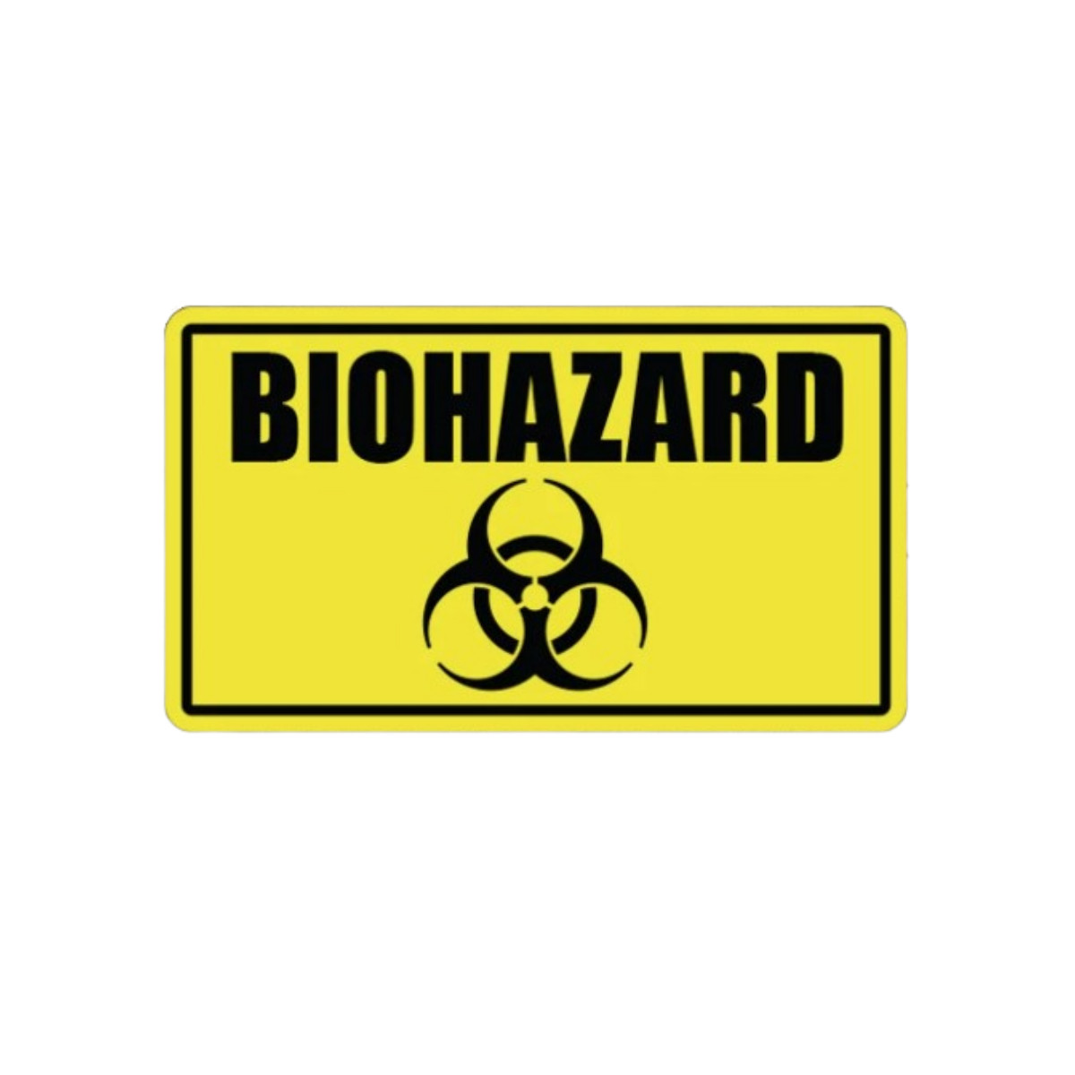 Biohazard Sticker Toxic Chemical Vinyl Sticker Decal Laptop Wall Mirror Tumblr