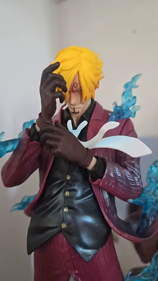 ONE PIECE Action Figure Sanji 25cm/9.84in PVC Statue Collection Model Toy Gift