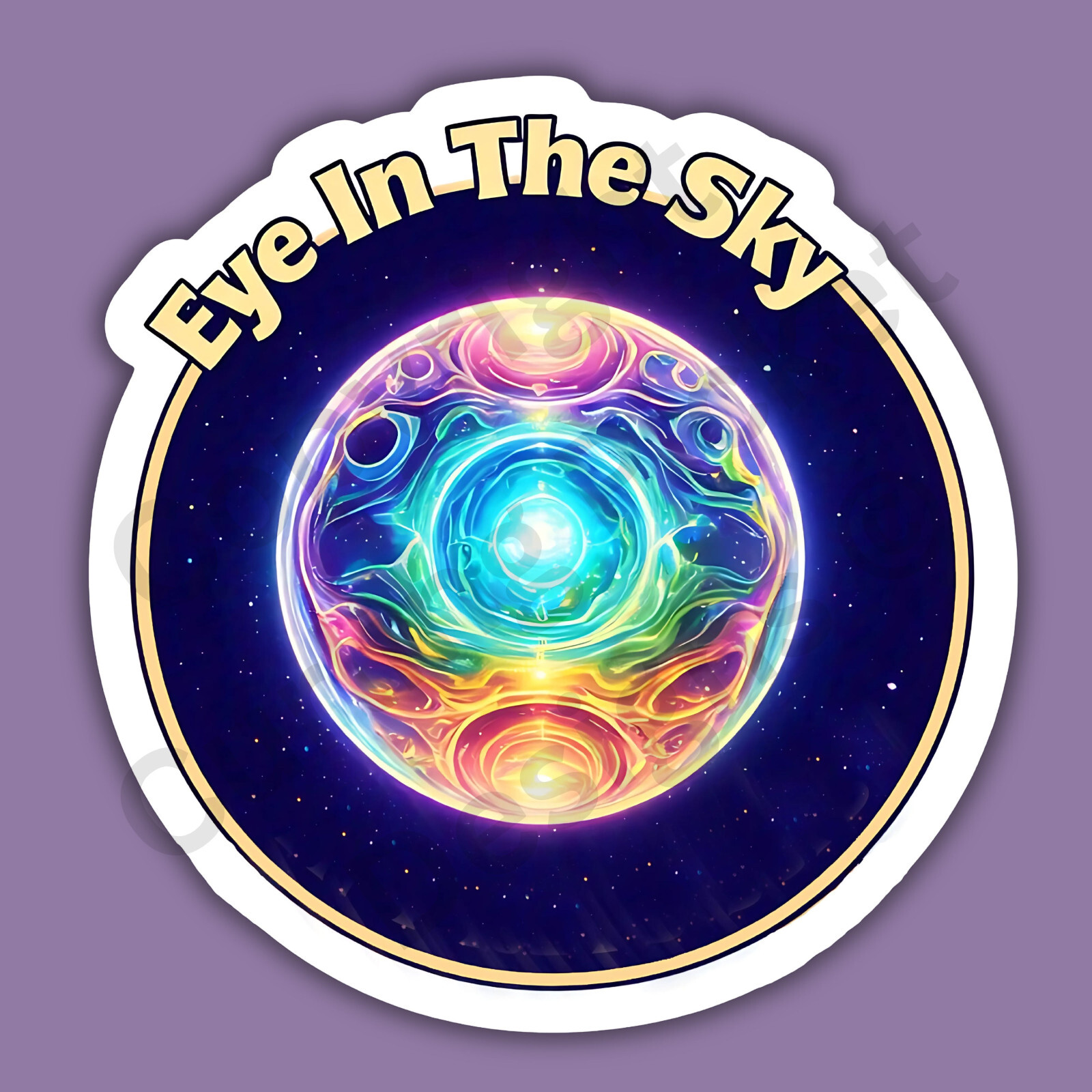 Eye In The Sky Plasmoid Orb Phenomenon 2025 NJ Drones 3″ Vinyl Sticker